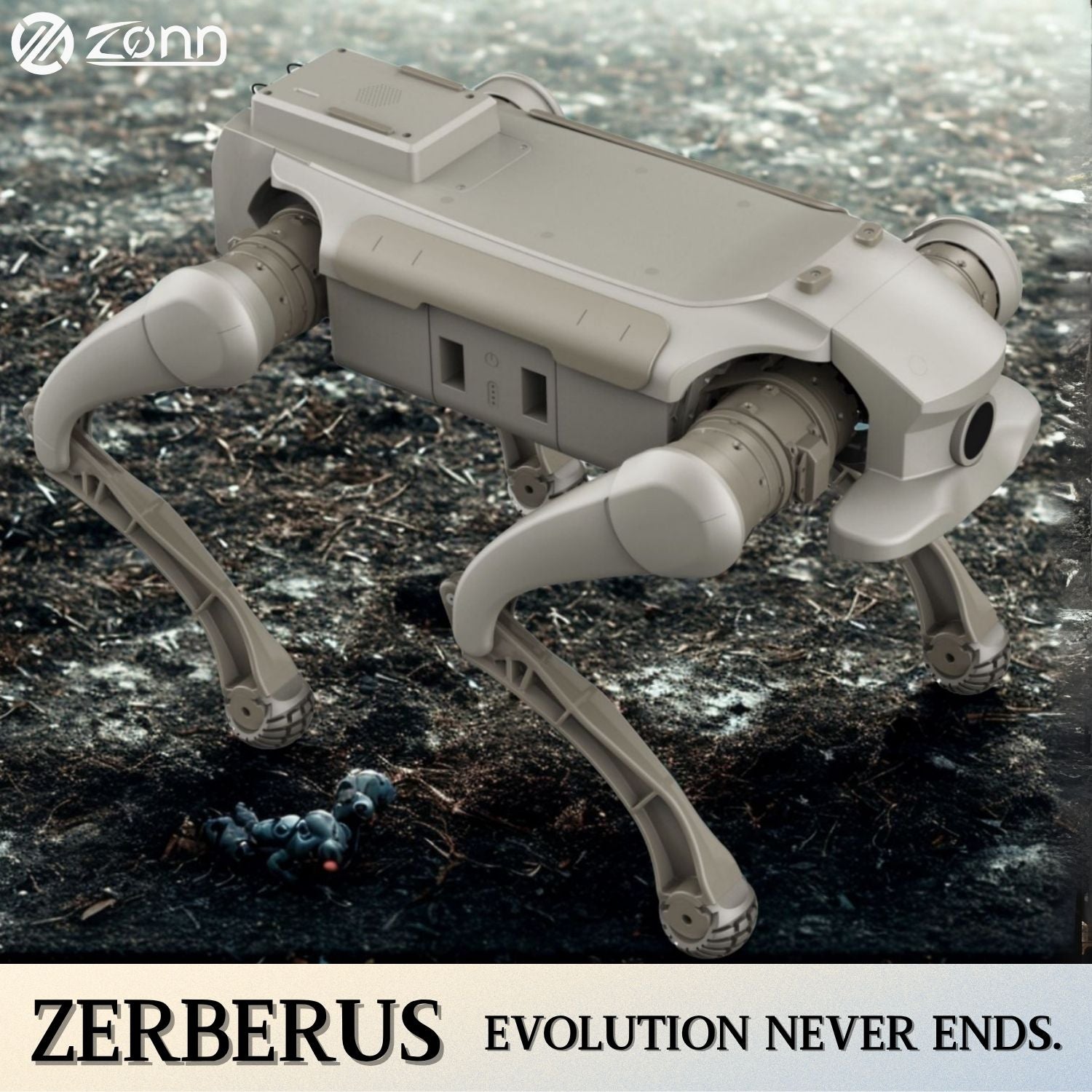 Zerberus Interactive Bionic Quadrupedal Robot